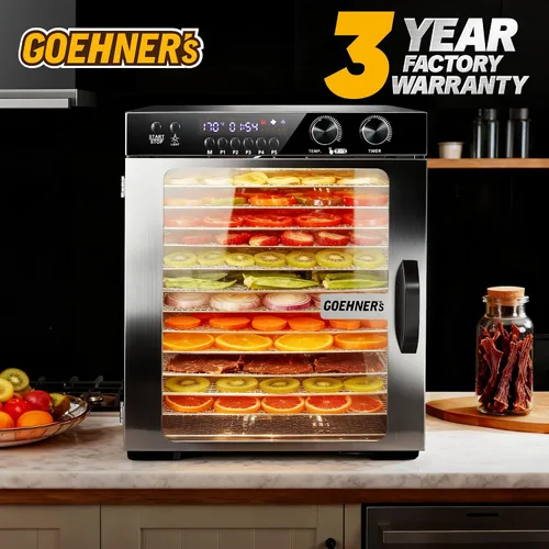 Vista 10 de Máquina grande comercial del deshidratador de la comida de 12 bandejas