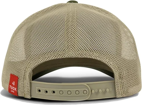 Vista 3 de Sombrero de camionero Sky Trees - Verde Caqui - Cierre Snapback, Caqui Verde