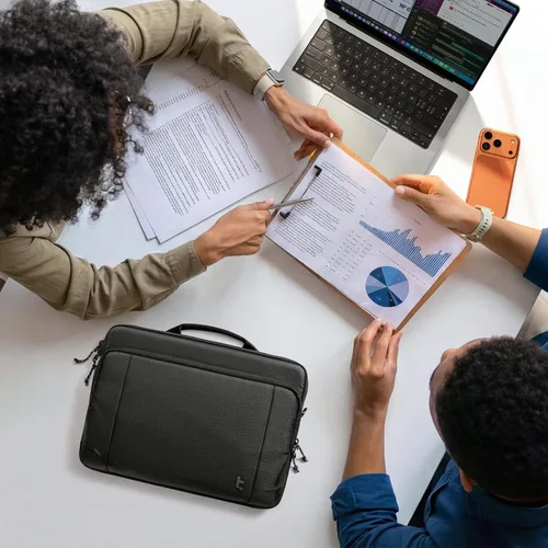 Vista 8 de tomtoc Funda protectora de 360° para MacBook Air M5/A3449 (2026), M4/A3240, M3/A3113, M2/A2681, M1/A2337, resistente al agua, con CornerArmor