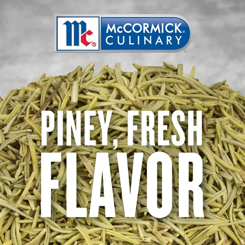 Vista 2 de McCormick Culinary Hojas de romero secas, 6 onzas, un recipiente de 6 onzas de hierbas secas de romero perfecto para condimentar y mezclas