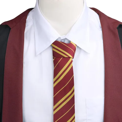 Vista 5 de Disfraz escolar de mago para niños bata de mago prestigio con capucha capa para Halloween cosplay disfraz de bruja