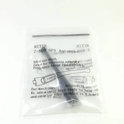 Vista 6 de Antena para Motorola, antena GPS Stubby APX 764-870MHz Banda de señal y 7-800 GPS (antena corta NAR6595A) por KCTIN (paquete de 1)