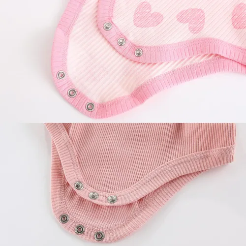 Vista 64 de Body de manga corta para bebé recién nacido, ropa de algodón de una pieza, 5 unidades, 0-12 meses