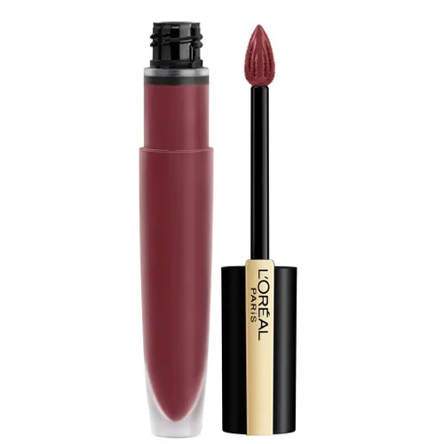 Vista 13 de L'Oréal Paris Makeup Rouge Signature - Tinta de labios mate, Adored Adorado