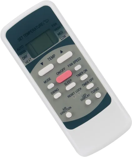 Vista 5 de Control remoto reemplazado R51M/E para aire acondicionado Midea R51L1/BGE R51l5/BGE R51l10/BGE R51E R51CE R51MCE R51DE R51I4BGCE UL-R51ME R51I11BGE