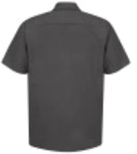 Vista 2 de Red Kap Men's Industrial Work Shirt Carbón