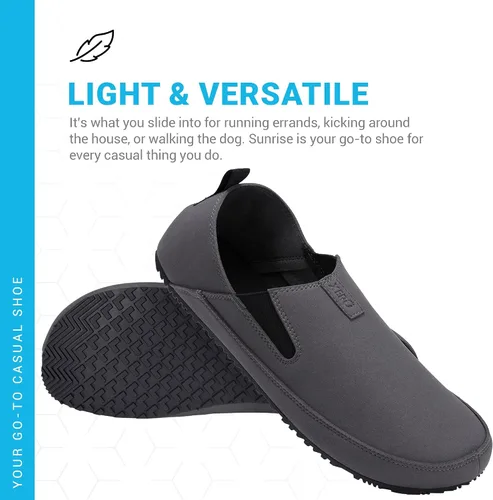 Vista 2 de Xero Shoes Zapatos casuales Sunrise para hombre, súper ligeros, cómodos zapatos de campamento y viaje sin cordones