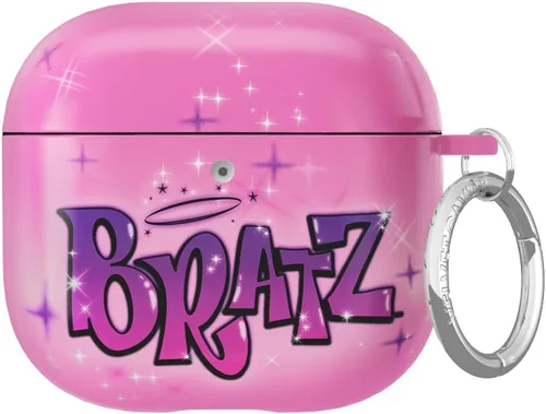 Vista 11 de VELVET CAVIAR Funda compatible con AirPods 4 con llavero, bonitas fundas protectoras duras de 4ª generación para mujer, diseño de lunares azules
