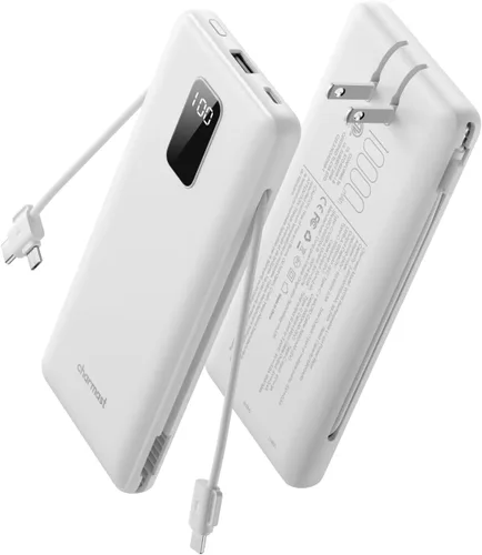 Vista 11 de Charmast - Cargador portátil con batería de 10000 mAh Púrpura