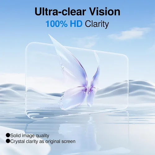 Vista 9 de SMARTDEVIL Protector de pantalla para Google Pixel 9 Pro XL (paquete de 3) + protector de lente de cámara, vidrio templado HD, apto para desbloqueo