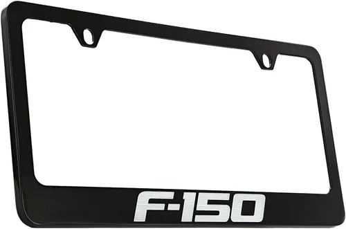 Vista 5 de Ford Marco para matrícula F-150 (2 agujeros/latón, negro/ancho)
