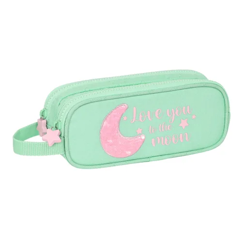 Vista 2 de Portatodo Doble BlackFit8 Moon Verde 21 x 8 x 6 cm