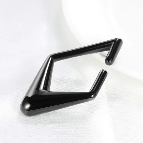Vista 4 de KUBOOZ - Pesas para las orejas, expansores para estirar el lóbulo de la oreja, aretes pesados