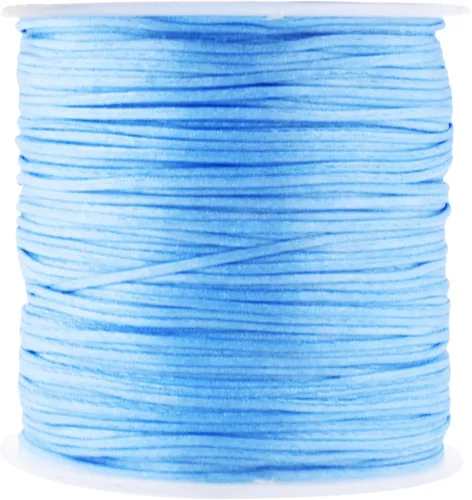 Vista 119 de Mandala Crafts Cordón de satén de cola de rattail de 0.02 in para nudos chinos de macramé