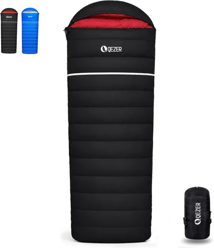 Vista 12 de Down Sleeping Bag for Adults, 600 Fill Power Ultralight Backpacking Negro