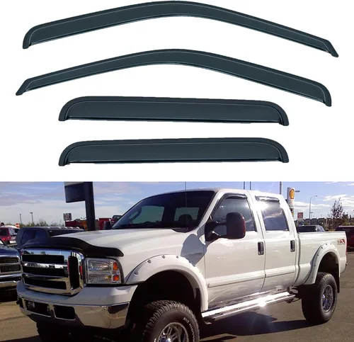 Vista 43 de Protectores de lluvia compatibles con Chevy/GMC C/K Extended Cab 1988