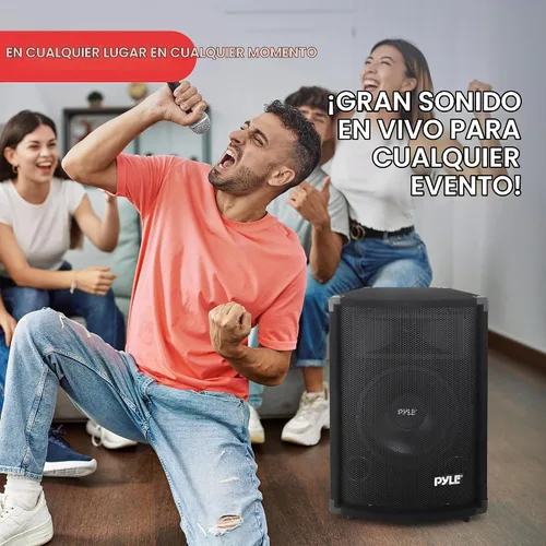 Vista 6 de PYLE-PRO PADH1079 – 500 W 10 pulgadas Gabinete de altavoces de dos vías