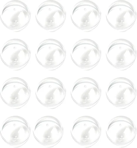 Vista 10 de 30 unids 28mm/1.1inch Round Capsules Clear Empty Vending Machine Cápsulas Contenedores para Máquinas de Gumball Transparente