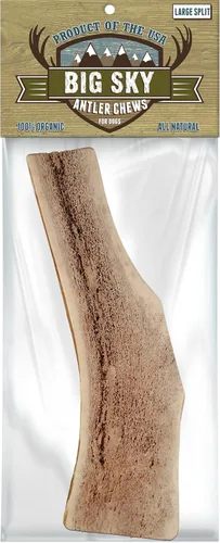 Vista 3 de Big Sky Antler Chew Split, pequeño 1ct
