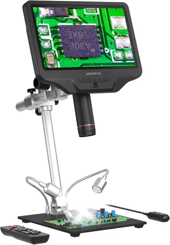 Vista 11 de Andonstar AD409 Pro 10.1" microscopio digital HDMI con endoscopio