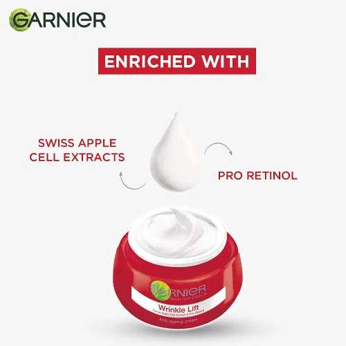 Vista 5 de Garnier Crema Antienvejecimiento Wrinkle Lift 1.41 oz