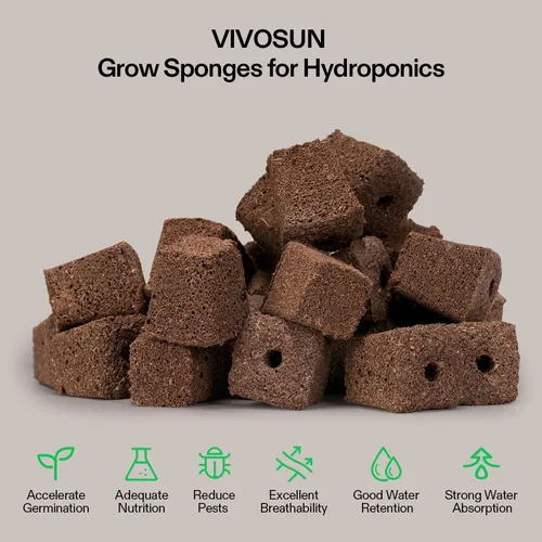 Vista 9 de VIVOSUN Kit de cultivo hidropónico montado en la pared, 1 capa, 36 sitios de plantas, 4 tubos de PVC-U de grado alimenticio, sistema de plantación