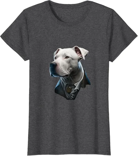 Vista 6 de Detective Dogo Argentino - Camiseta para perro, Negro