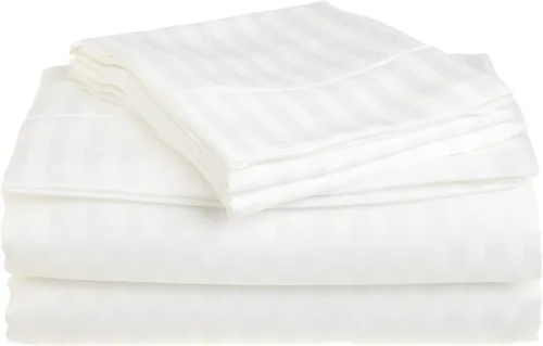 Vista 6 de Top Split Queen Sheets-Black Stripe-800 TC 100% algodón egipcio, juego de sábanas de cabeza dividida superior para camas ajustables, sábana bajera