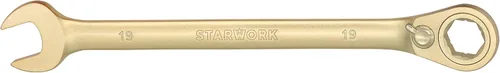 Vista 5 de STARWORK Llave combinada de trinquete reversible GPlating™ (0.354 in)