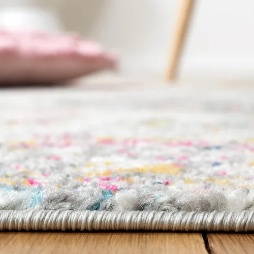 Vista 5 de SAFAVIEH Madison Collection - Alfombra de área de 5'3" x 7'6", color gris y dorado, diseño bohemio y elegante de paisley, no desprende pelusa