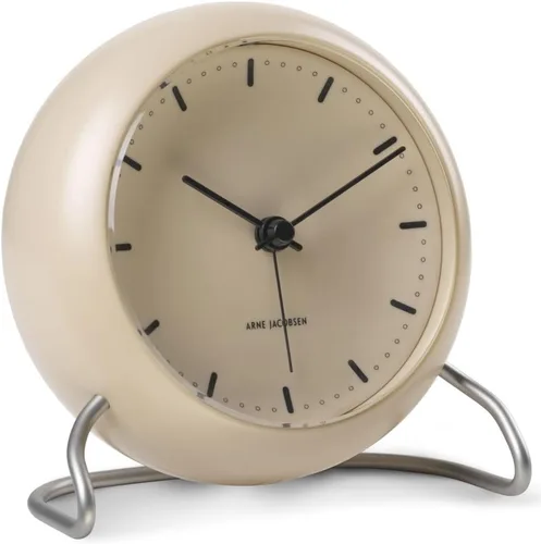 Vista 2 de Arne Jacobsen Reloj de mesa, beige, 4.3 in