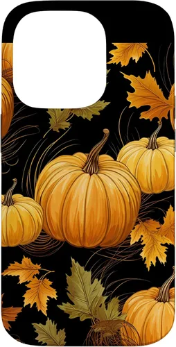 Vista 17 de Autumn Leaves Pumpkins Fall Season Thanksgiving Halloween Case for iPhone 16