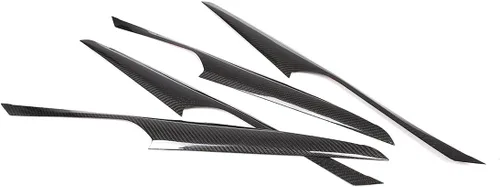 Vista 4 de 100% fibra de carbono real decoración de puerta interior panel cubierta recorta 4 unids para BMW X3 G01 X4 G02 2018-2021
