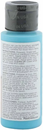 Vista 2 de Fabric Creations tinta para tela, 2 oz., Agua (Aqua), 2 onza