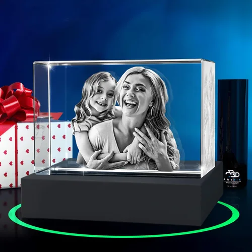 Vista 11 de ArtPix 3D Foto de cristal, regalos personalizados de Navidad para esposa, mujer, mamá, ella, él, hombres, madre, abuela, gran regalo personalizado