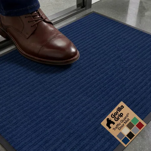 Vista 73 de GORILLA GRIP Traffic Guard - Tapete resistente para interiores y exteriores Negro