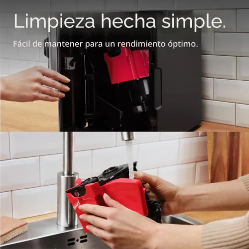Vista 9 de Bosch 300 Series Máquina de café espresso totalmente automática con molinillo y varita de vapor Touch Control Panel, Large Bean Capacity - Easy