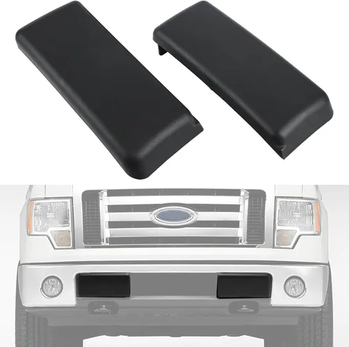Vista 6 de Repuesto para protector de parachoques delantero, almohadillas, tapas, insertos de cubierta de extremo 2009-2014 F150 F-150 9L3Z17E810B lado