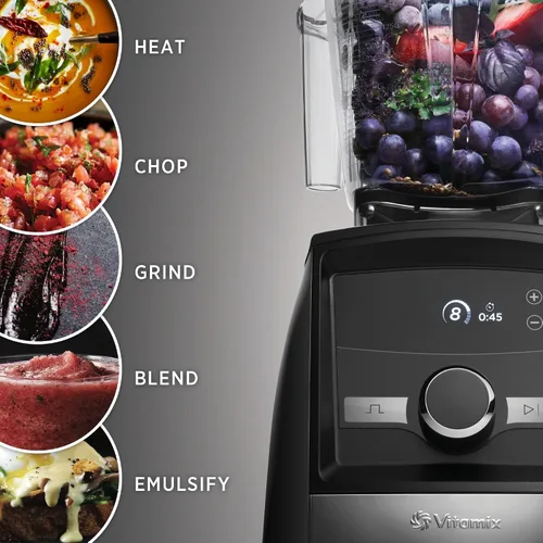 Vista 4 de Licuadora serie Vitamix A3300 Ascent., Negro