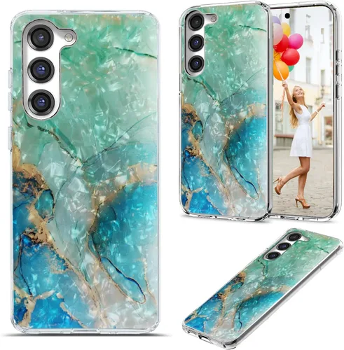 Vista 27 de Funda para Samsung Galaxy S23 Plus/S23+ - Funda protectora transparente de TPU suave a prueba de golpes con diseño de paraguas rojo de la torre Una