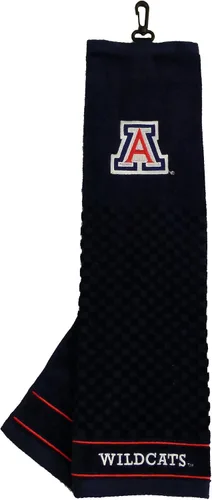 Vista 37 de Team Golf NCAA Texas A&M Aggies Toalla de golf bordada, diseño a cuadros y logotipo bordado