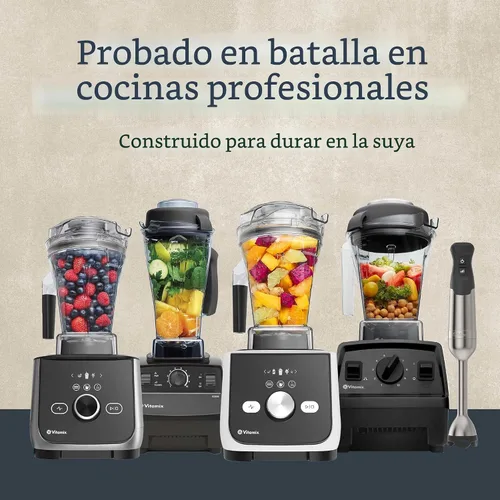Vista 8 de Vitamix Explorian con programas, tres programas de mezcla, licuadora de grado profesional para batidos y más, aparato de cocina autolimpiante, Negro