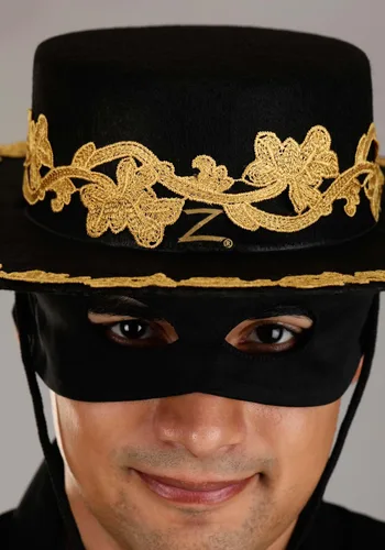 Vista 4 de Kit de accesorios para disfraz de Zorro - Héroe de swashbuckling enmascarado