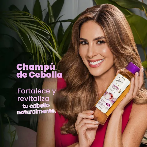 Vista 2 de ANYELUZ Kit Duo - Champú de cebolla + tamaño mini de viaje, cuidado e hidratación del cabello, control de aceite y limpieza profunda, fórmula
