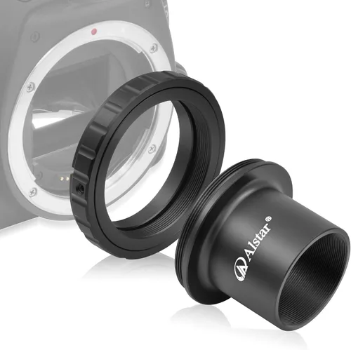 Vista 9 de Alstar - Adaptador de fotos para telescopio Minolta AF y Sony A Mount DSLR, adaptador de cámara para telescopio de montaje en T, incluye anillo T T2