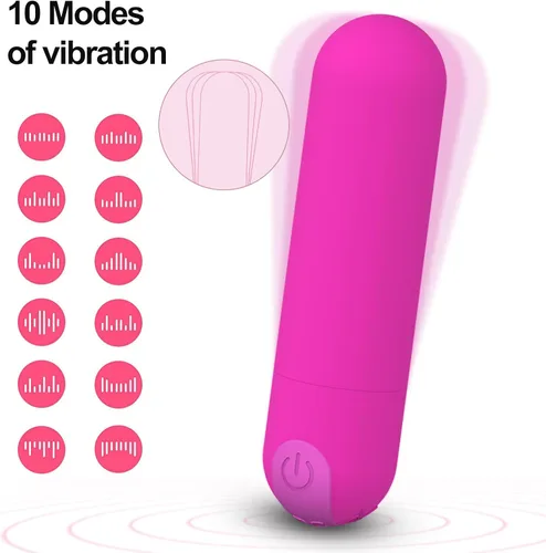 Vista 2 de Juguete sexual vibrador con 10 modos de vibrador para mujer, consolador de punto G, juguetes sexuales para mujeres, estimulador de clítoris