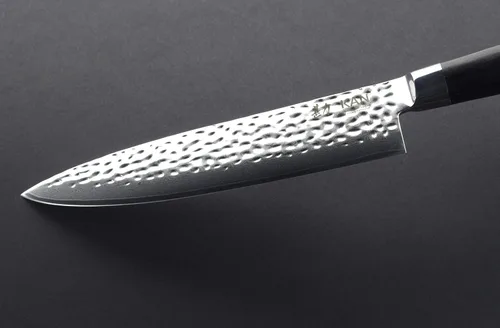 Vista 3 de KAN Cuchillo de chef profesional Core VG-10 de 8 pulgadas, 67 capas de Damasco ambidiestro