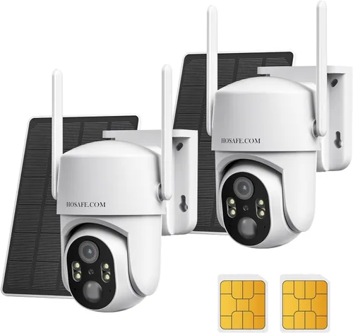 Vista 11 de Cámara de Seguridad Sin WIFI Sin Necesidad de Internet, Cámara de Seguridad Celular 4G LTE Inalámbrica para Exteriores, Cámara de Seguridad Solar
