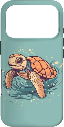 Vista 29 de Funda para iPhone SE (2020) / 7 / 8 Cute Kawaii Sea Turtle in the Ocean
