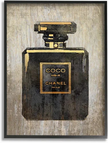 Vista 11 de Stupell Industries Monedero acolchado negro en caja de lazo de glamour audaz